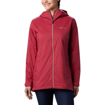 Columbia Switchback Lined Long, Chamarras Rojos Morados Rojos Morados Para Mujer | 495673-XAU